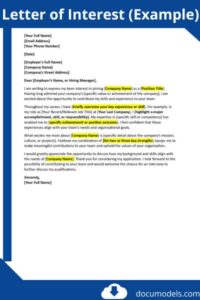 Letter of Interest Examples: Templates and How to Write it