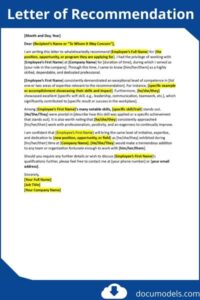 Letter of Recommendation Template: Examples & Writing Tips