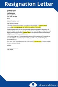 Resignation Letter: Examples and Everything You Need to Know