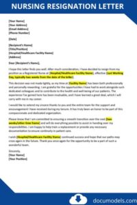 Professional Nursing Resignation Letter Template (With Writing Tips)