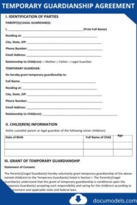 Download a Free Temporary Guardianship Agreement Template (+Guide)